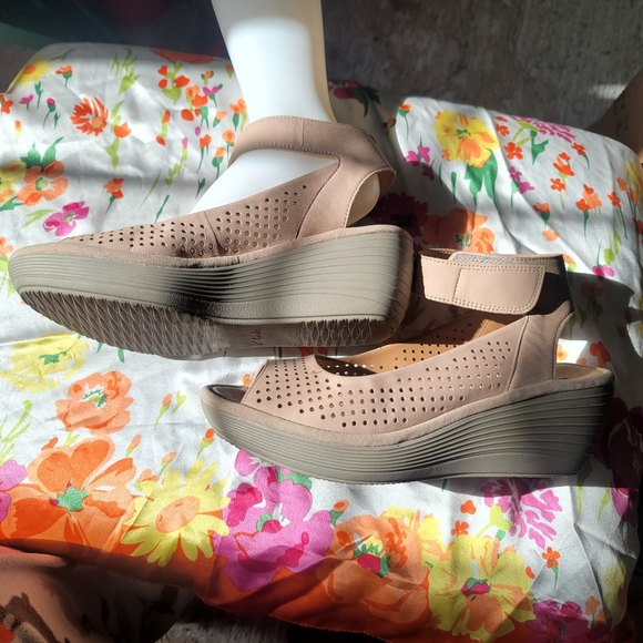 Clarks Collections Reedly Salene wedges Sandals 9 M - Picture 5 of 16